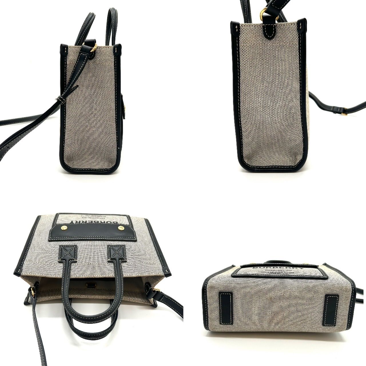 BURBERRY バーバリー ミニ フレヤ トート 2WAY ハンドバッグ