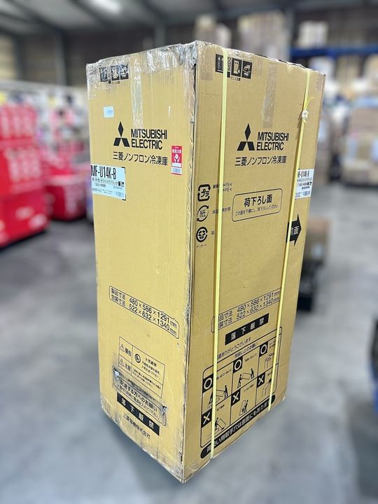 三菱(MITSUBISHI) 冷凍庫 MF-U14K-B サファイアブラック ホーム