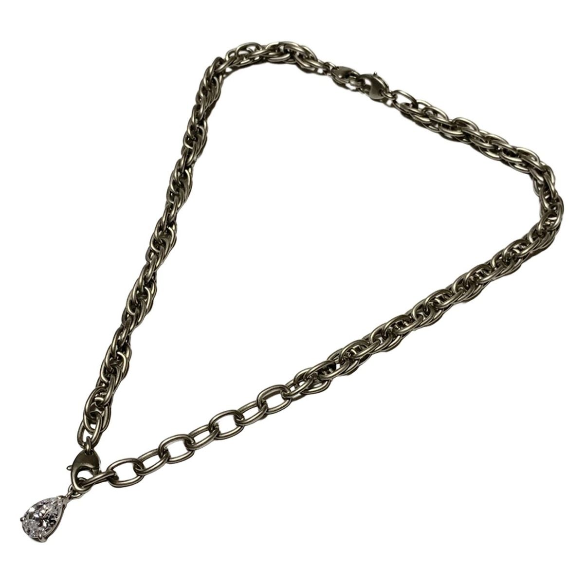 FOXEY(フォクシー) ネックレス - シルバー×クリア - メルカリ