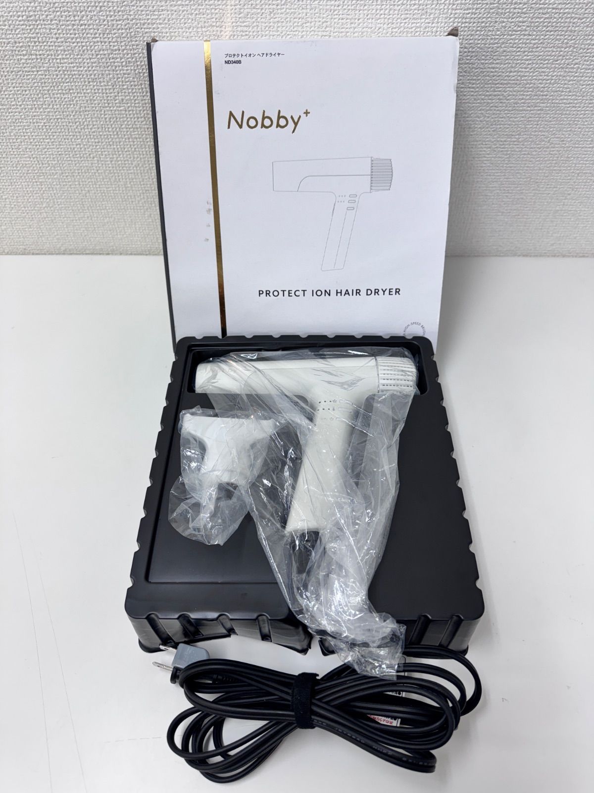 12K2#11 ノビー プロテクト イオン ヘアドライヤー ND340B-K Nobby+