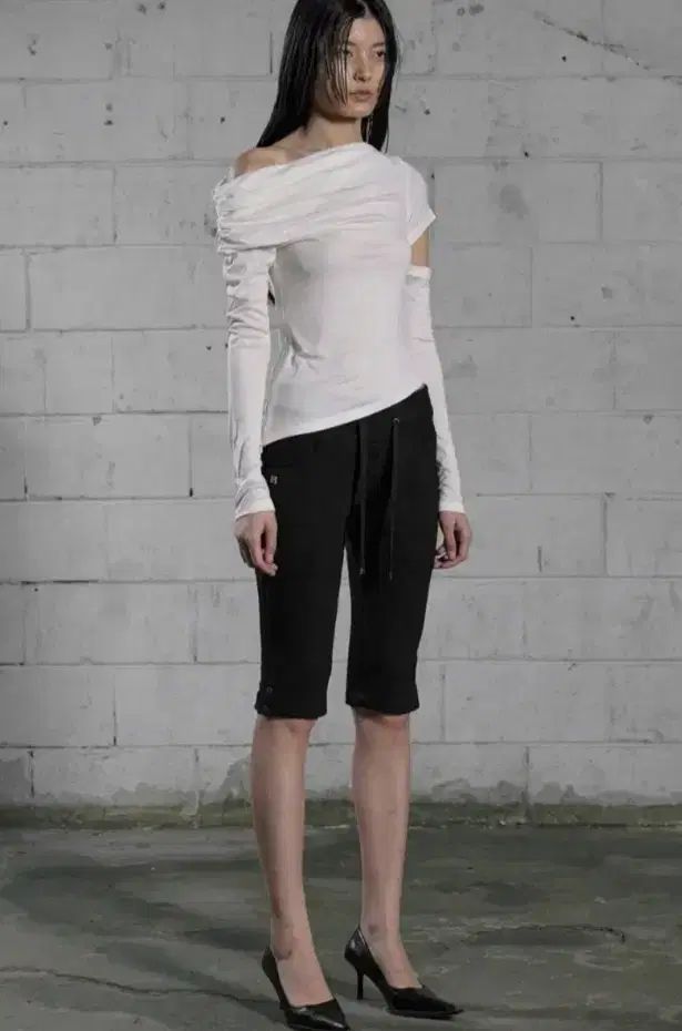 bohemian soul BOHEMSEO トップス オフショルダー BOHEMSEO ボヘミアンソウル ボヘミアンソウル シャーリング 片方オフ