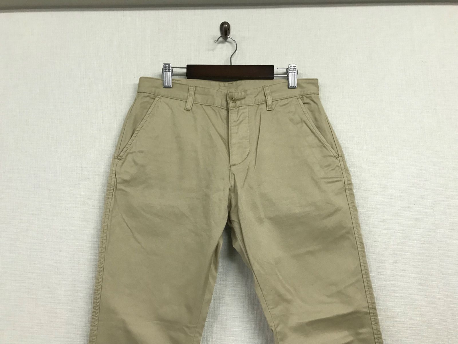 本物マーガレットハウエルMHL. MARGARET HOWELLコットンチノパンツ