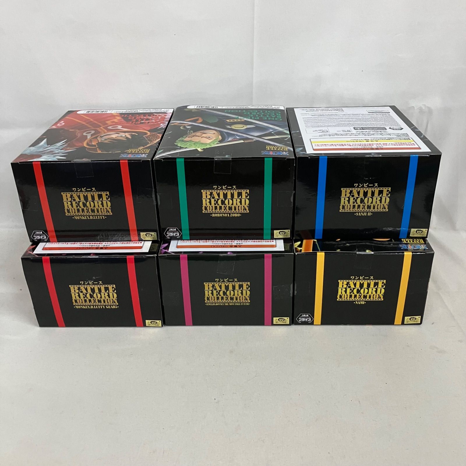 未開封 ワンピース BATTLE RECORD COLLECTION ルフィ ボニー 他