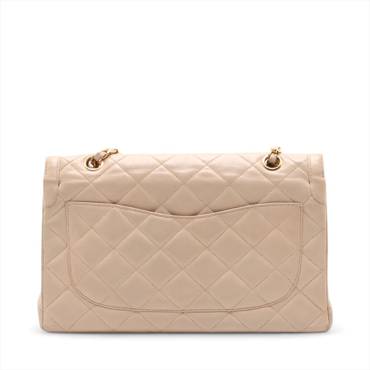 美品 シャネル マトラッセ ダブルフラップ レザー 2WAY チェーン