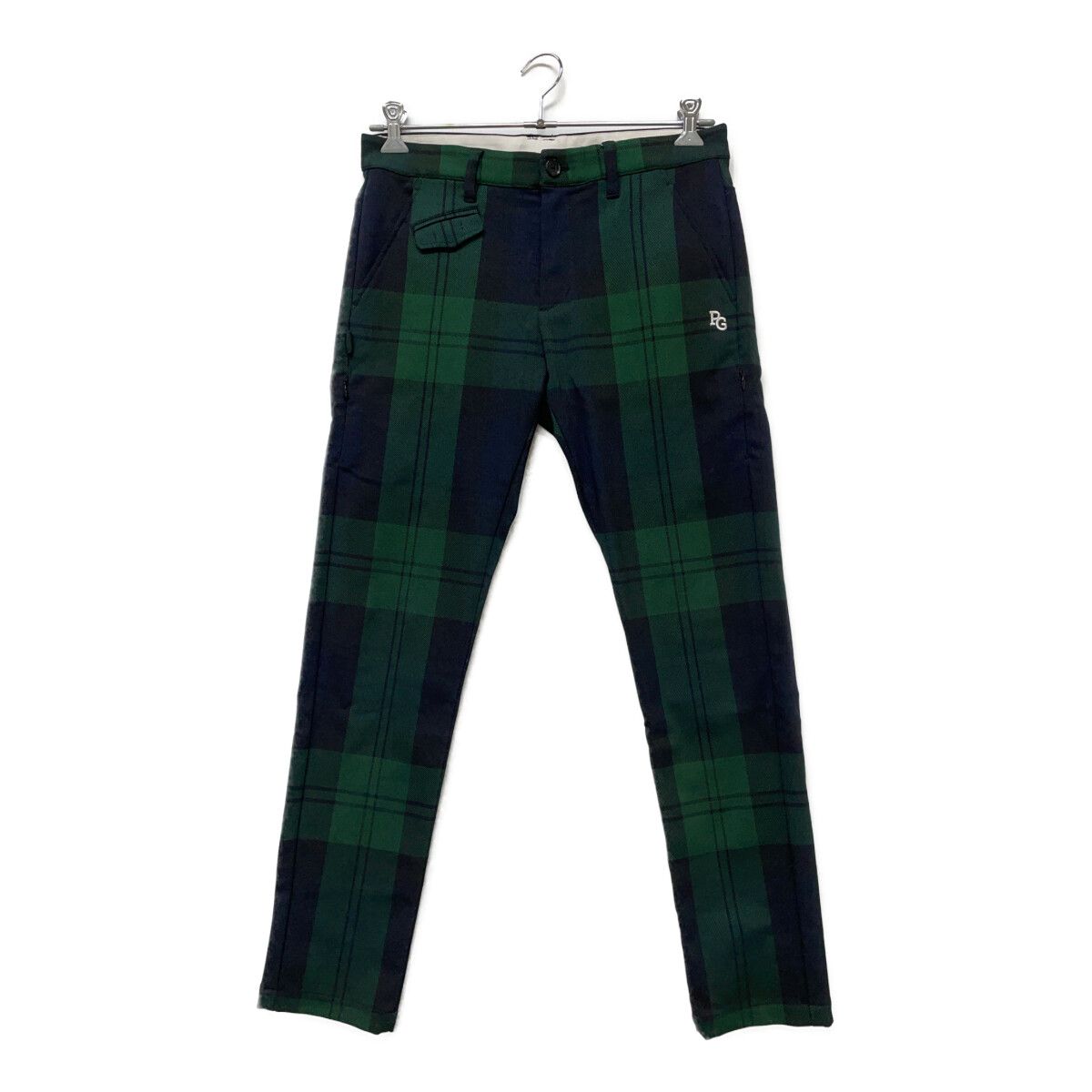 中古 メンズ パーリーゲイツ PEARLY GATES パンツ 4(M) 紺×緑 ネイビー