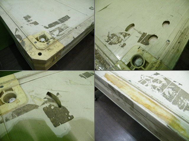 現状品】折りたたみ平台ワゴン W120cm×D60cm（キズ・汚れあり