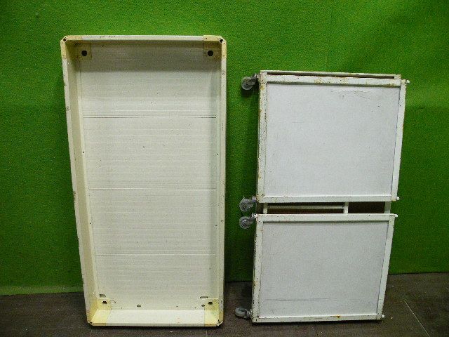 現状品】折りたたみ平台ワゴン W120cm×D60cm（キズ・汚れあり