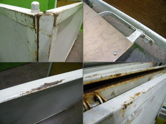 現状品】折りたたみ平台ワゴン W120cm×D60cm（キズ・汚れあり 
