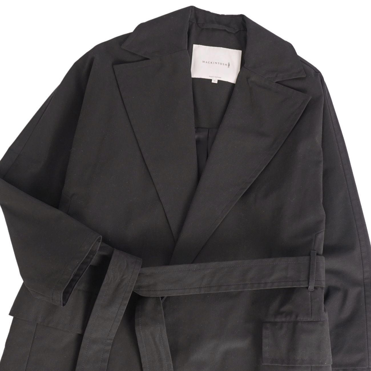 美品 マッキントッシュ MACKINTOSH コート ベルト付き ロングコート