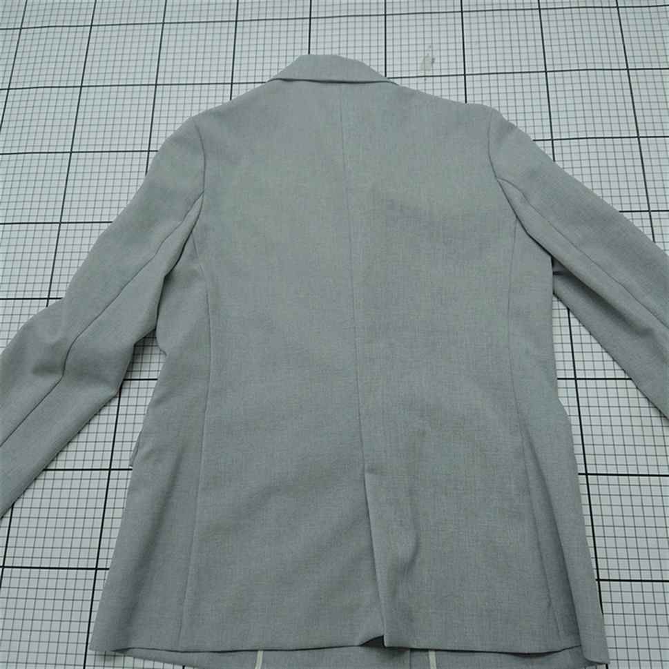 ◇ Θ ノーリーズ NOLLEY'S sophi ダブルブレストジャケット グレー系