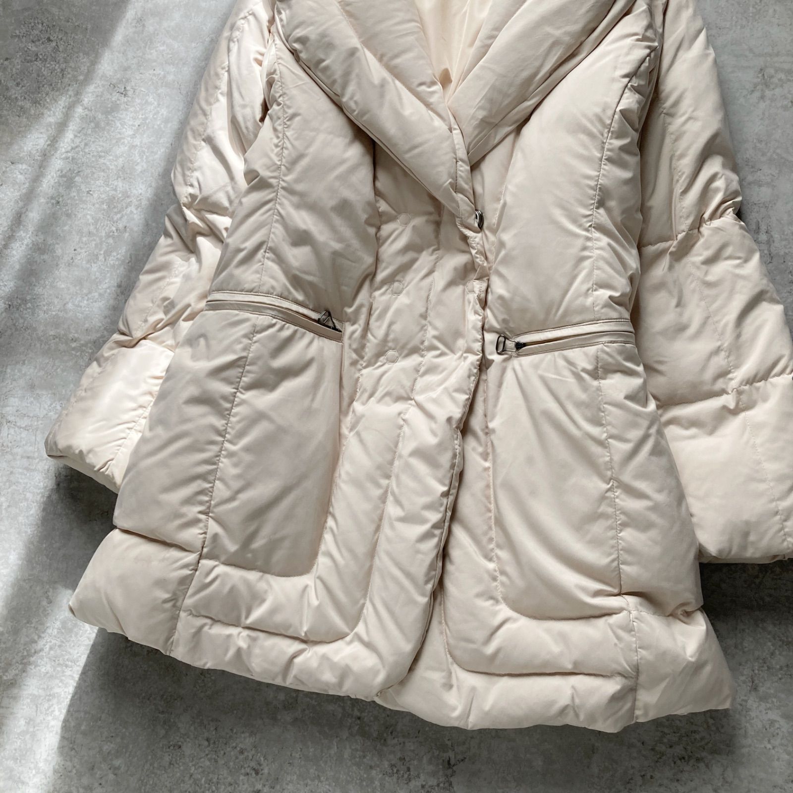 良品 MAX&Co. マックスアンドコー ダウンコート ボリューム襟 小顔効果