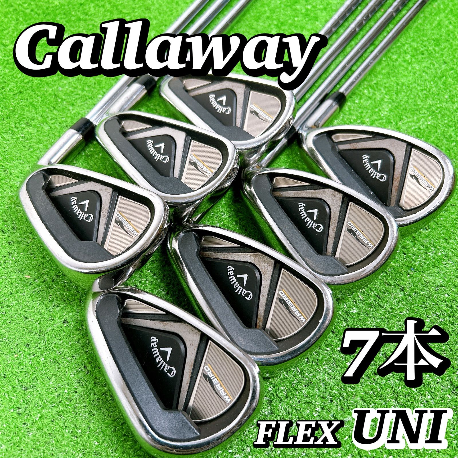 少し訳有り キャロウェイ WARBIRD ウォーバード 現行 アイアンセット7