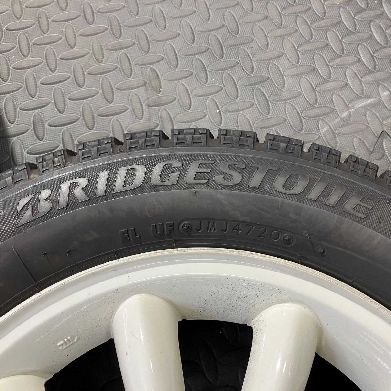 20年製 155/65R13 ブリヂストン ブリザックVRX HE21S ラパン純正アルミ 