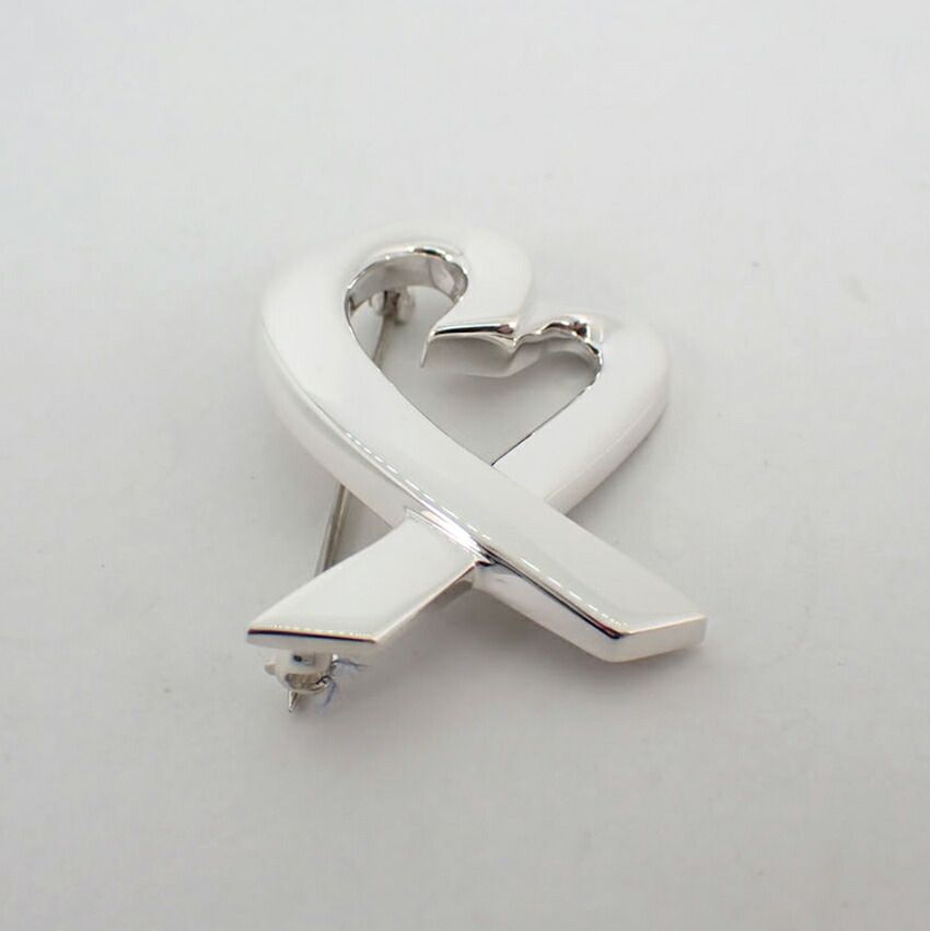 ティファニー 925 ラビングハート ブローチ//j140-46 - メルカリ