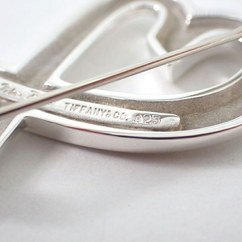 ティファニー 925 ラビングハート ブローチ//j140-46 - メルカリ