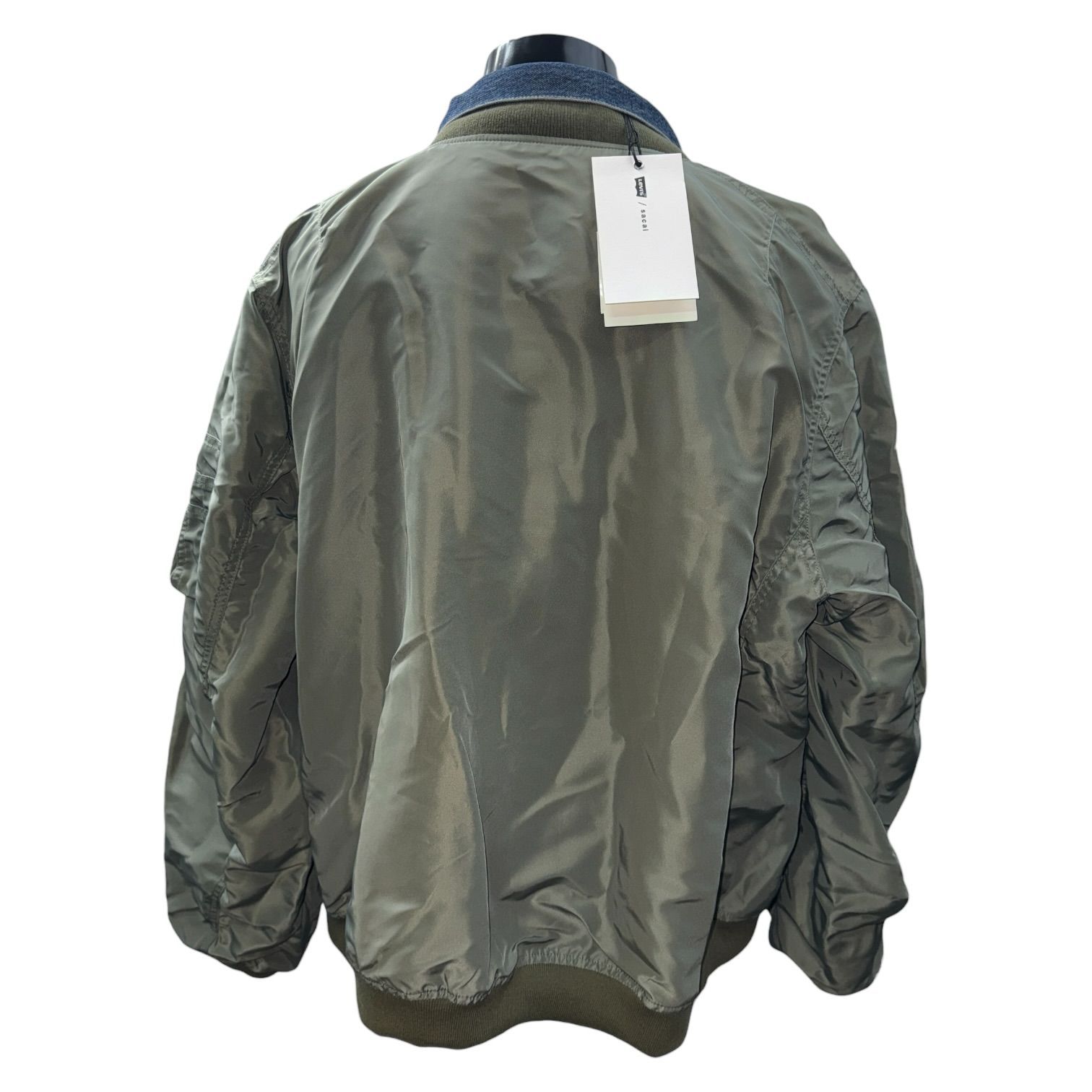 sacai / Levi's】サカイ リーバイス デニム × ナイロンツイル MA-1