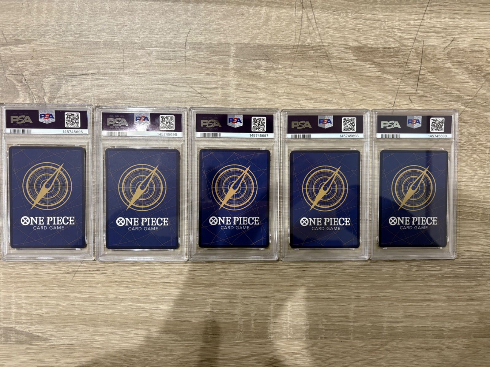 ワンピース 受け継がれる意思 五老星 パラレル psa10 5連番 下見茶々