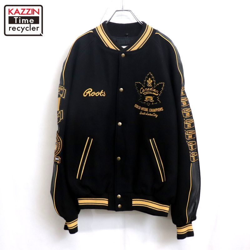 00s Roots ウール スタジャン メンズ 表記XLサイズ - メルカリ