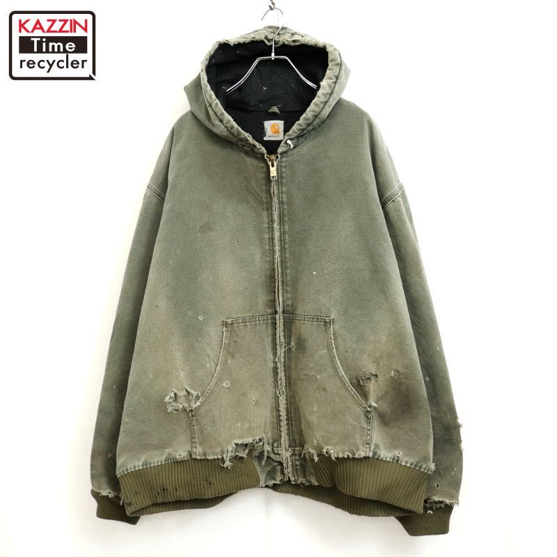 カーハート ダック ジャケット　XL 00s Carhartt アクティブパーカー ダック ジャケット メンズ XL~サイズ