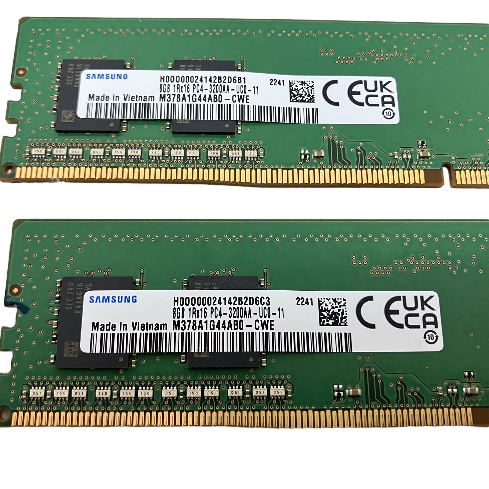 SAMSUNG PC4-25600 DDR4-3200 16GB(8GB×2) デスクトップPC用 メモリー