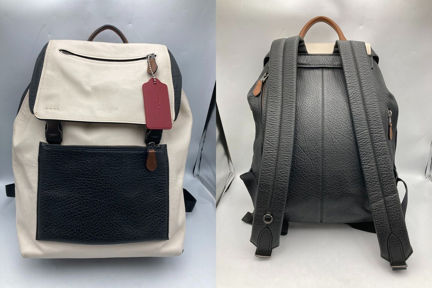 COACHコーチ マンハッタン レザーバックパック リュック スタッズ59416 コーチ マンハッタン バックパック リュック 59416 レザー スタッズ