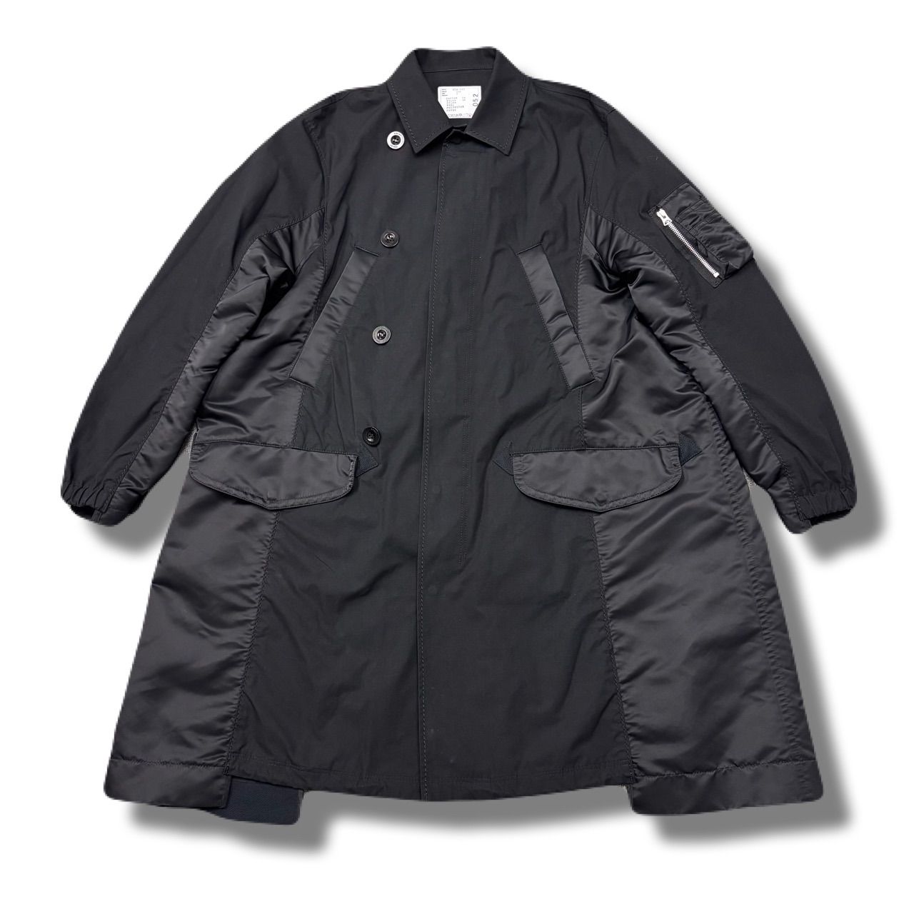 sacai サカイ　MA1ドッキング　ミリタリー　コート sacai(サカイ) 20AW Dockable Military Coat ドッキング ミリタリー