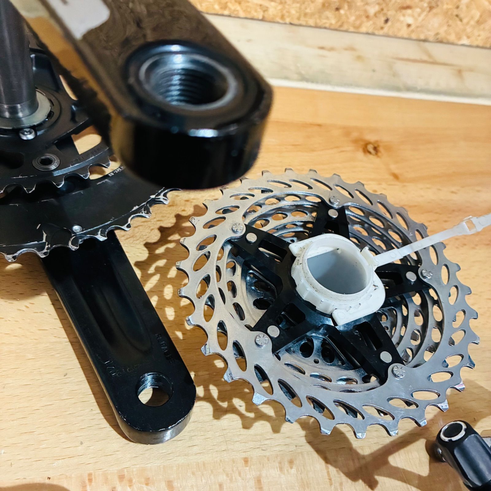 良品】 SRAM RIVAL 22 2×11s グループセット 50-34T 170mm 11-32T