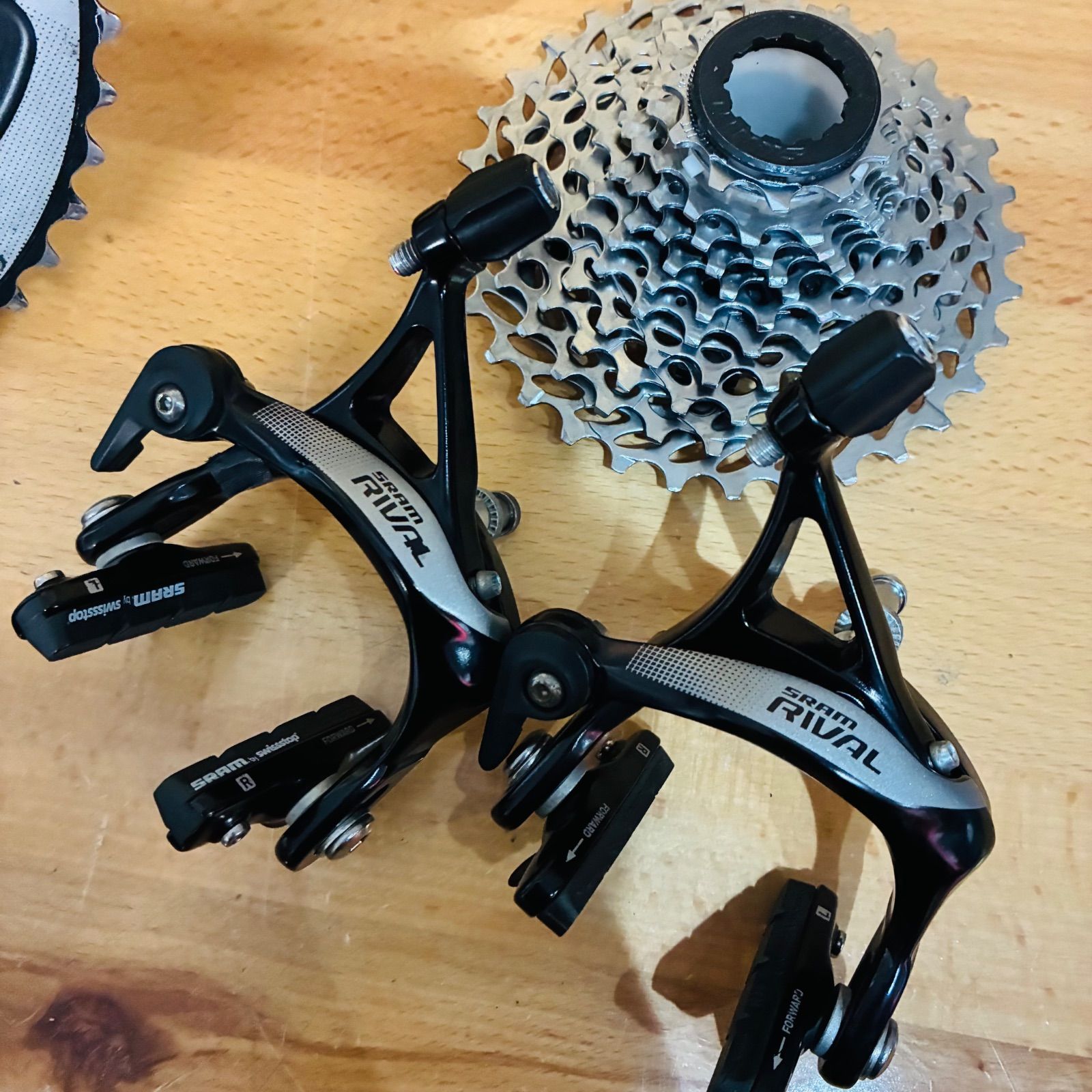 良品】 SRAM RIVAL 22 2×11s グループセット 50-34T 170mm 11-32T