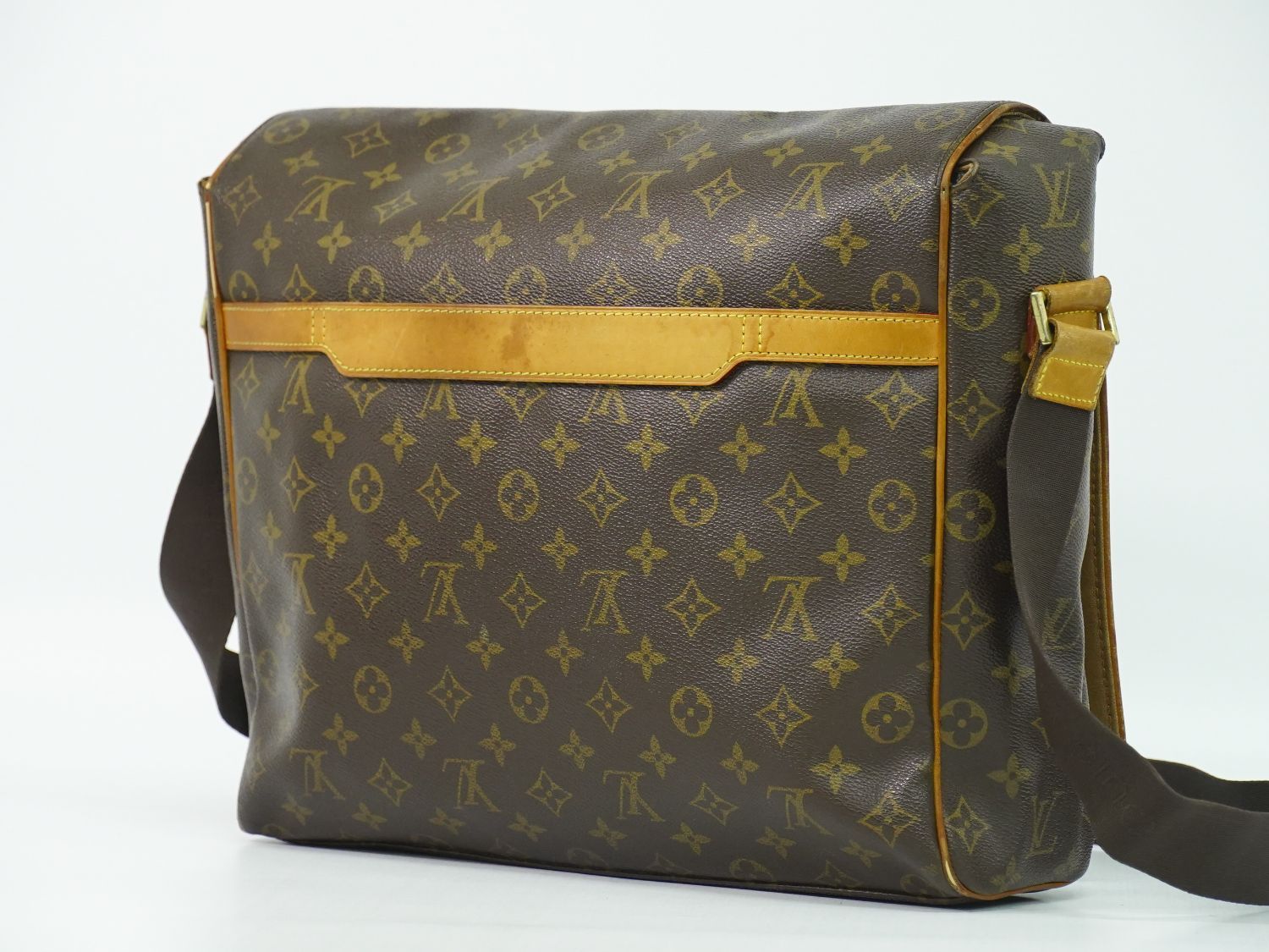本物 ルイヴィトン LOUIS VUITTON LV アベス モノグラム ショルダー