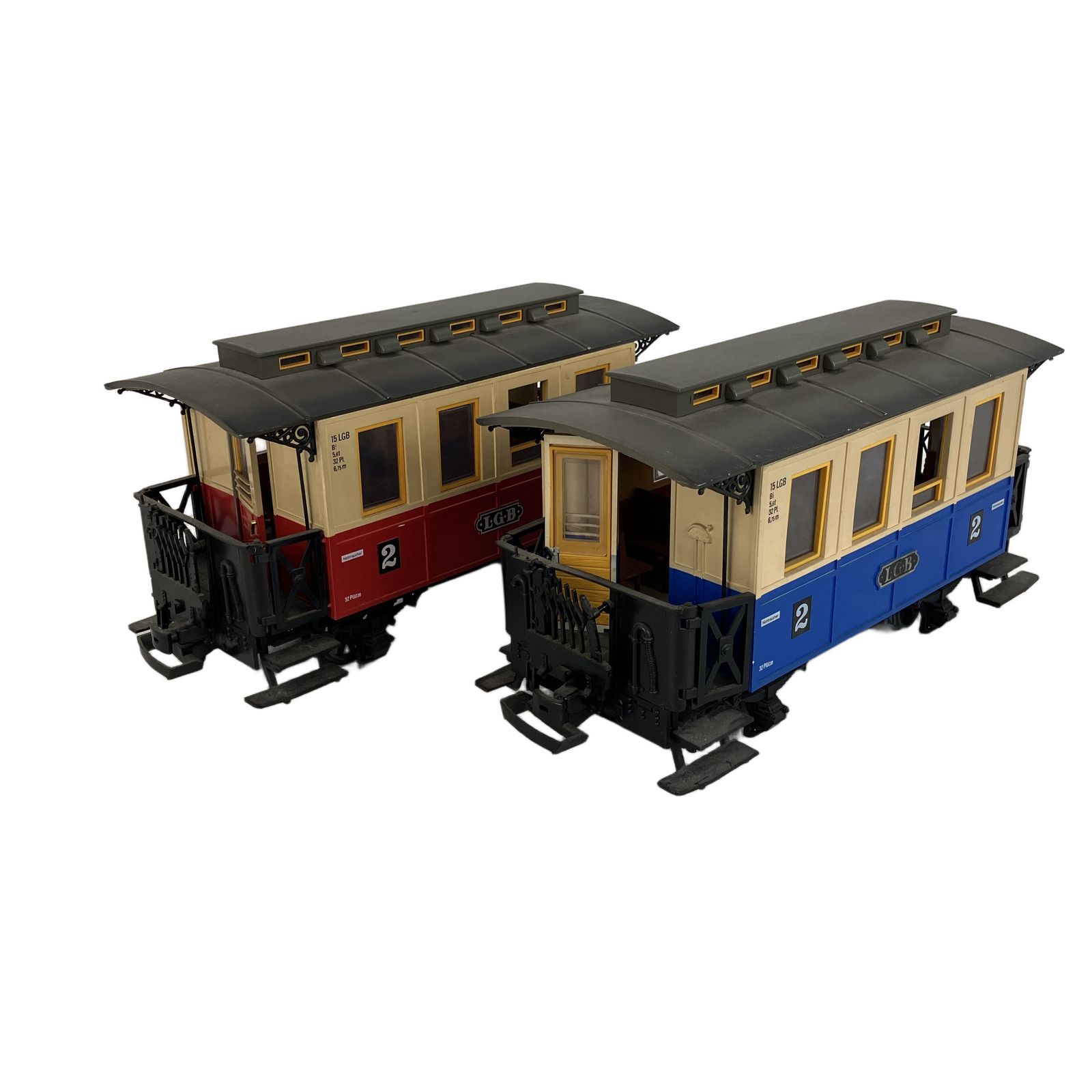 LGB鉄道模型　客車2両セット L.G.B 客車 2両セット 鉄道模型 G 中古 Y10865672 - メルカリ