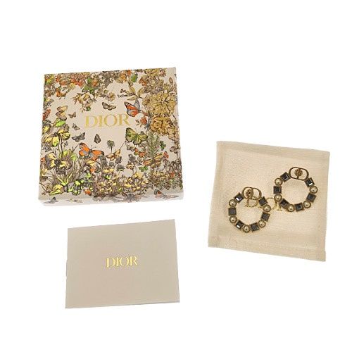 Christian Dior クリスチャンディオール CDロゴ サークルピアス - メルカリ