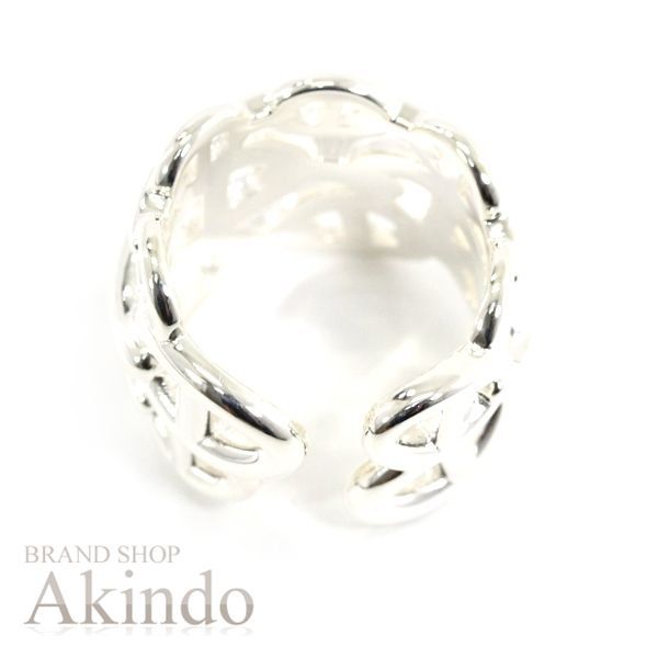 新品】エルメス シェーヌダンクル リング アンシェネ GM #54 14号