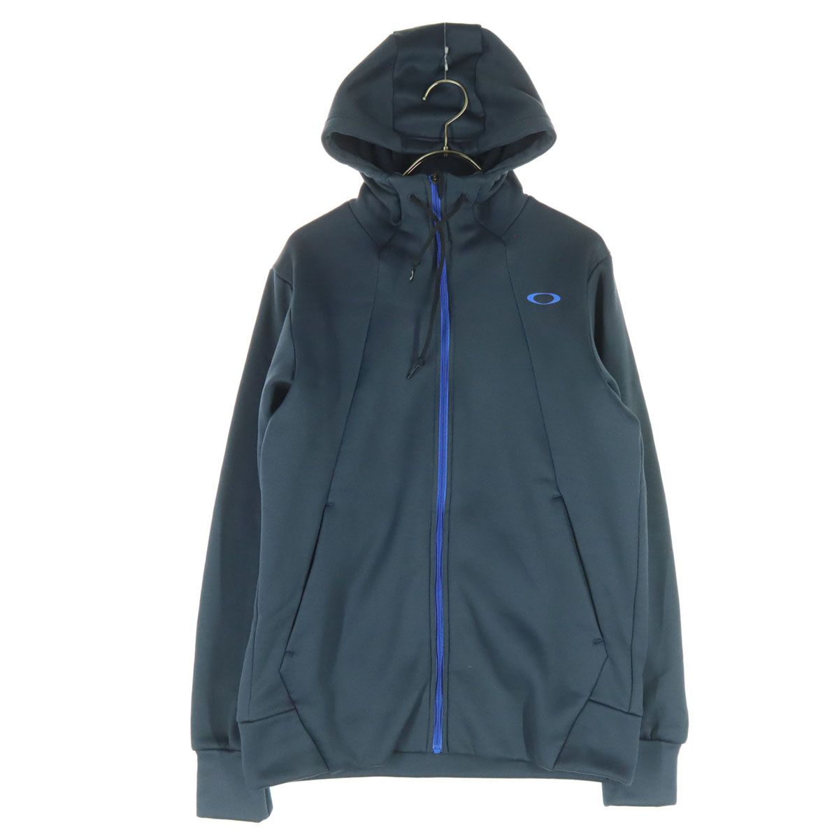 OAKLEY オークリー 長袖 ジップパーカー M ネイビー ジャケット メンズ 