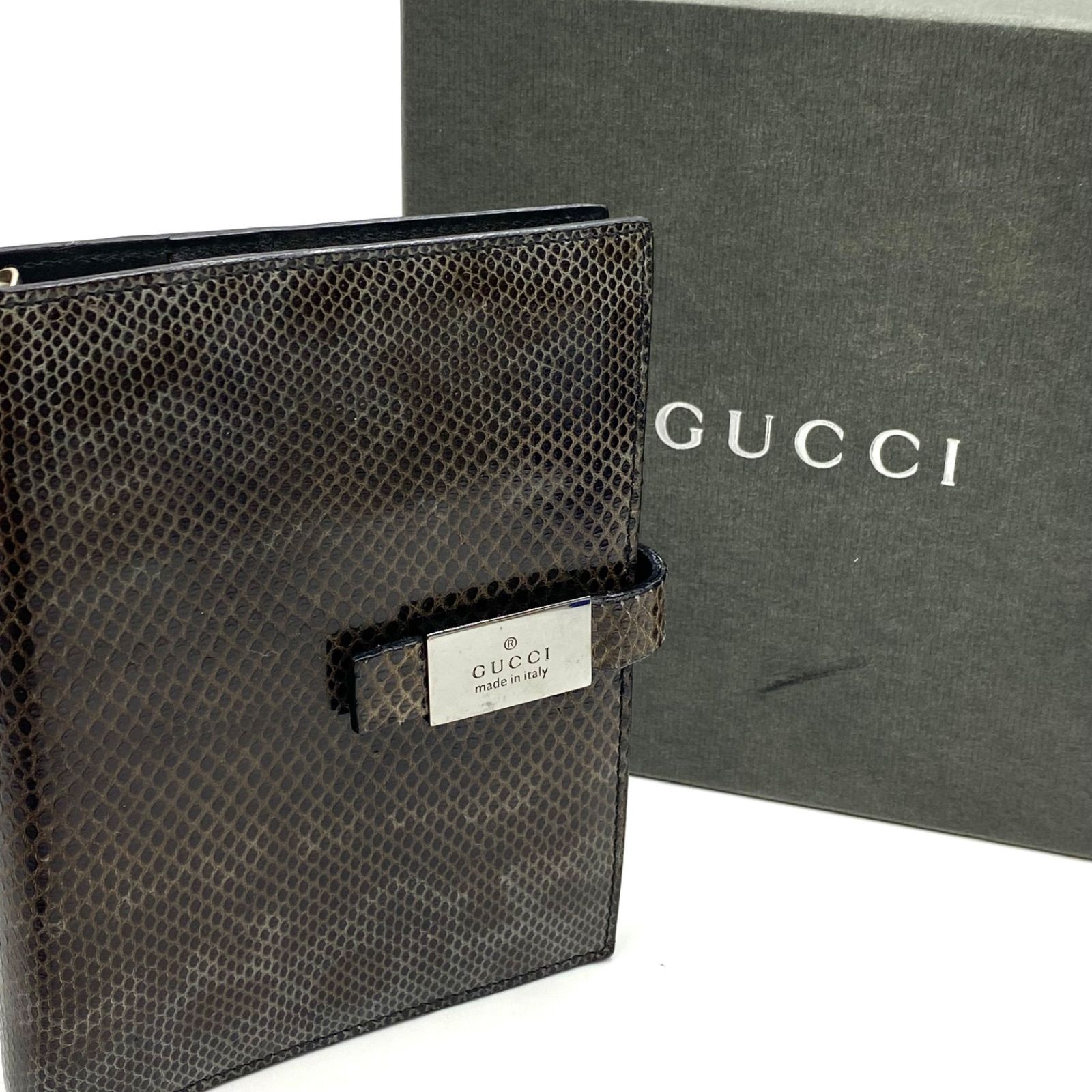 GUCCIのメモ帳 GUCCI（グッチ） アジェンダ 手帳 メモ ダイアリー アドレス帳付き GG