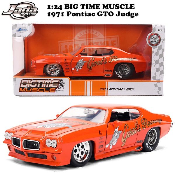 JADATOYS 1:24 BTM 1971 Pontiac GTO Judge ミニカー - メルカリ