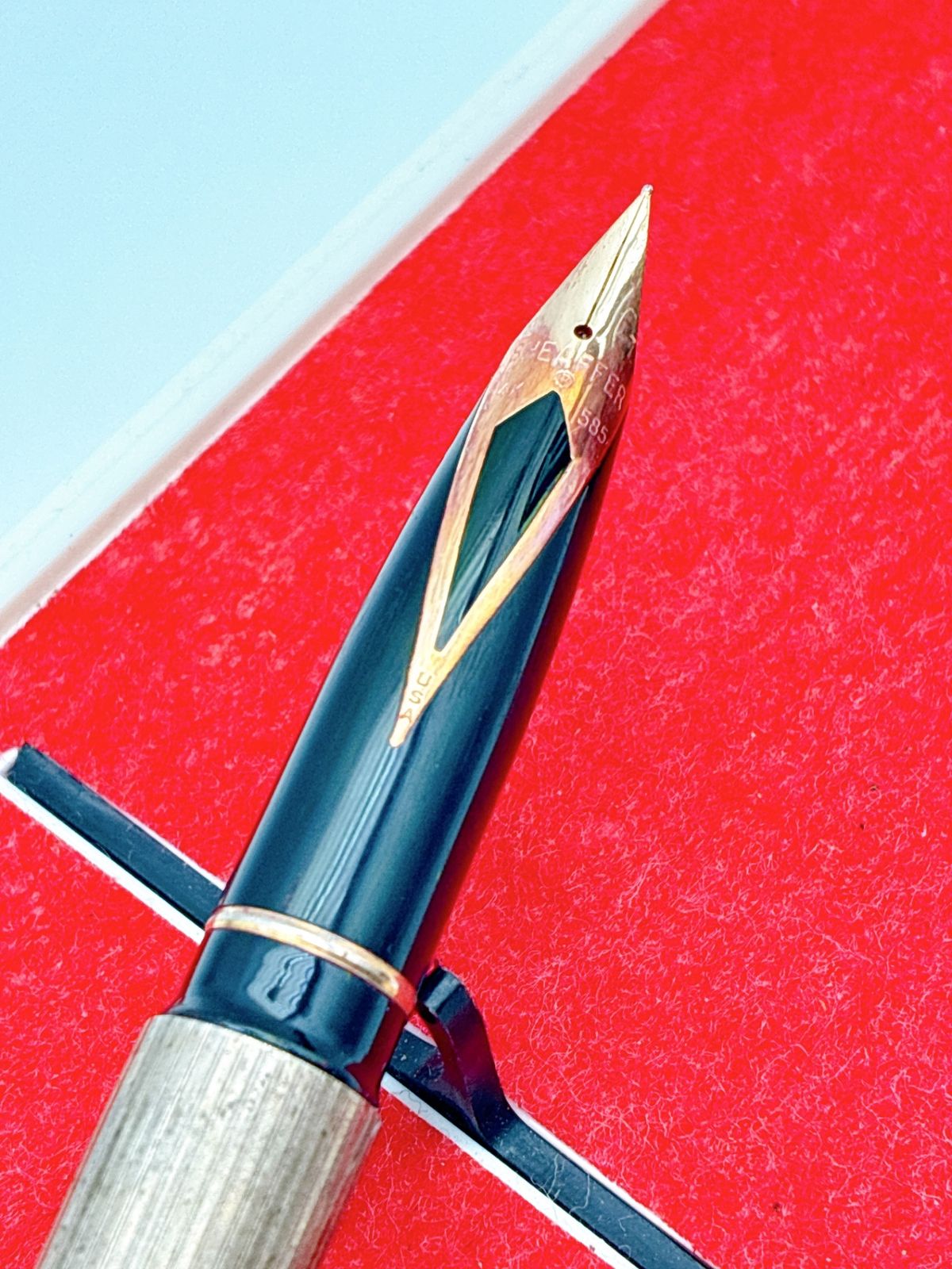 SHEAFFER/シェーファー 万年筆 14K/585 STERLING SILVER/スターリング