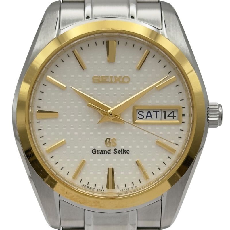 セイコー SEIKO グランドセイコー 9Fクォーツ SBGT038(9F83-0AJ0) ホワイト ゴールド/ステンレススチール メンズ 腕時計