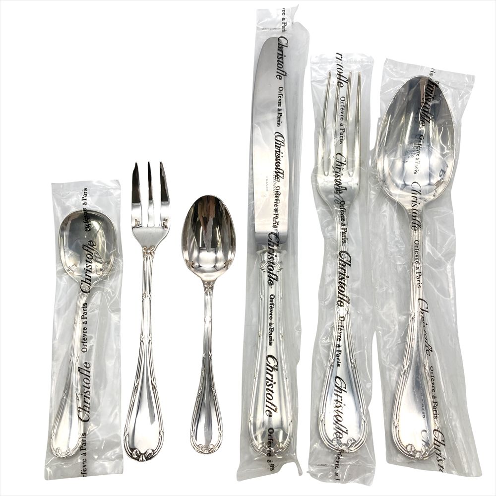 クリストフル Christofle リュバン ナイフ フォーク スプーンセット