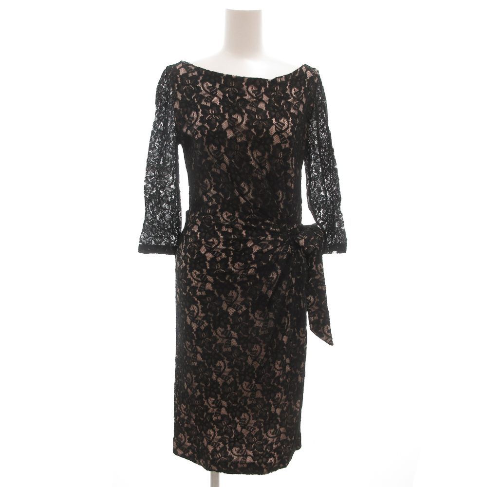 未使用級　ダイアンフォンファステンバーグ　DVF　ワンピース　レース　黒　S相当 ダイアンフォンファステンバーグ DIANE von FURSTENBERG 総レース