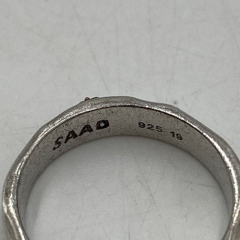 中古品】 SAAD サード SUN SYMBOL SILVER RING サンシンボル シルバー