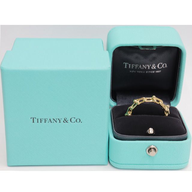 ティファニーリング 新品仕上げ済）ティファニー TIFFANY ハードウェア マイクロ リンク