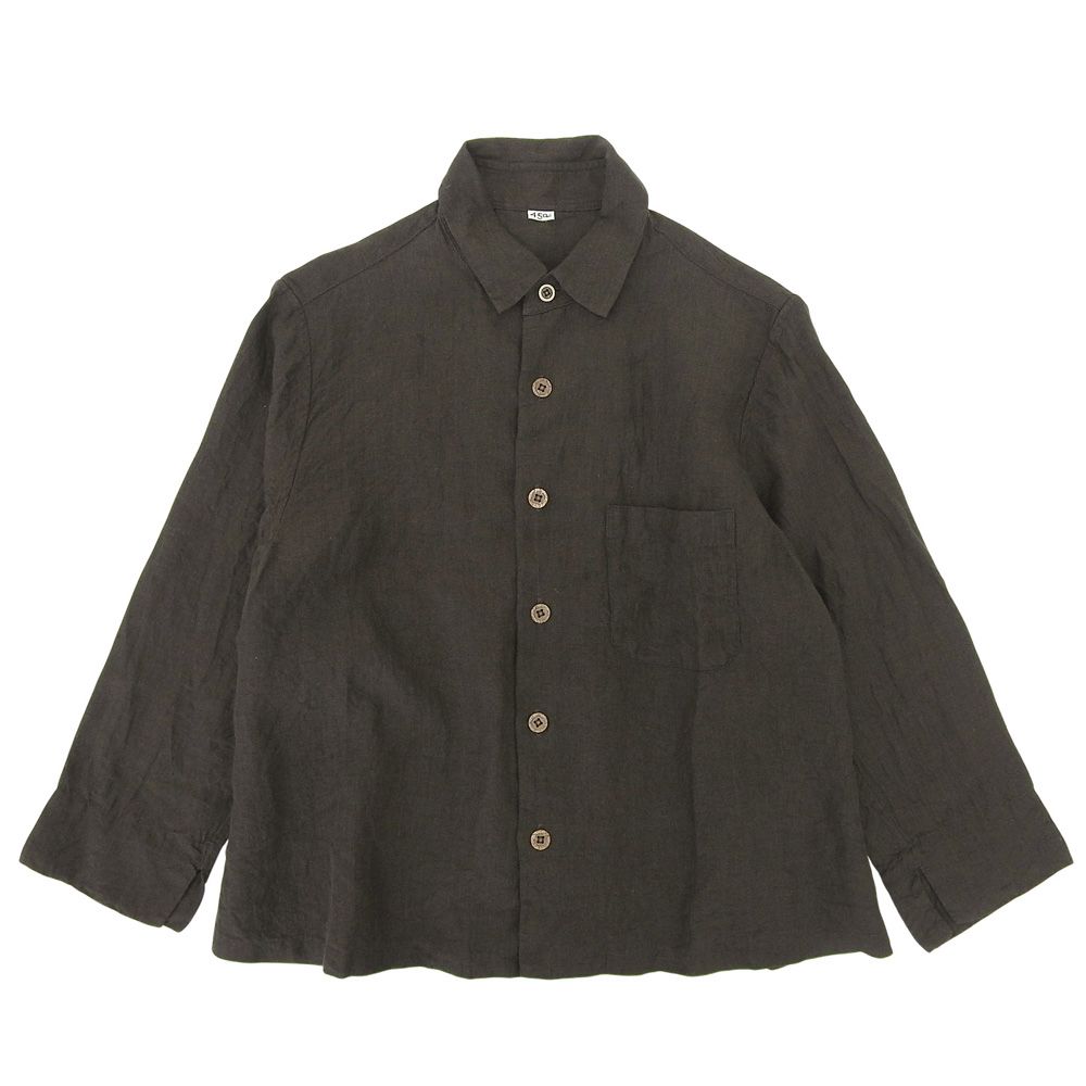 45R フォーティファイブ アール 美品 インドリネンの四角シャツ