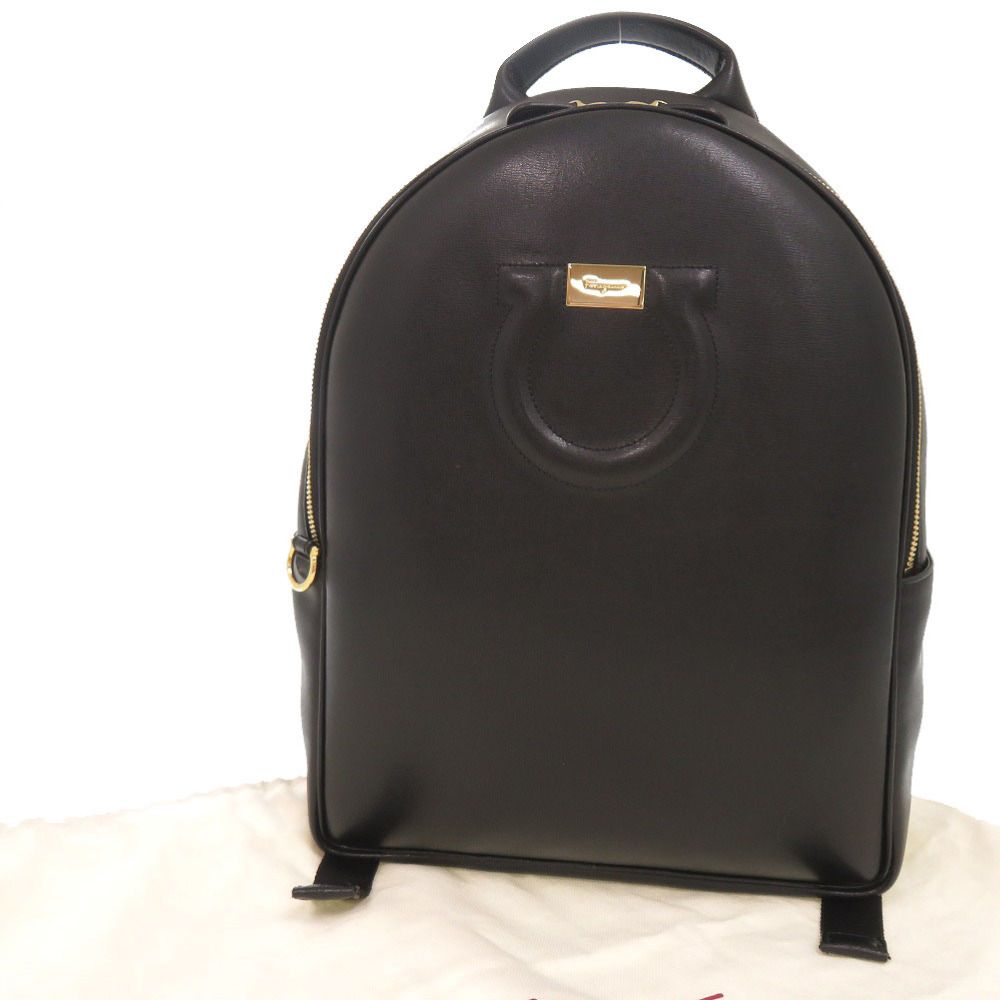 Salvatore Ferragamo ガンチーニ レザー ミニリュックサック Salvatore Ferragamo ガンチーニ レザー ミニリュックサック Salvatore