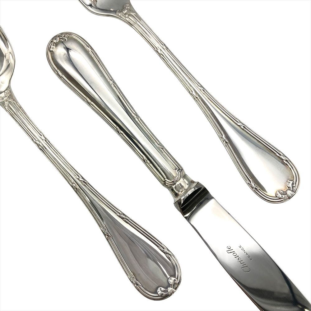 クリストフル Christofle リュバン ナイフ フォーク スプーンセット