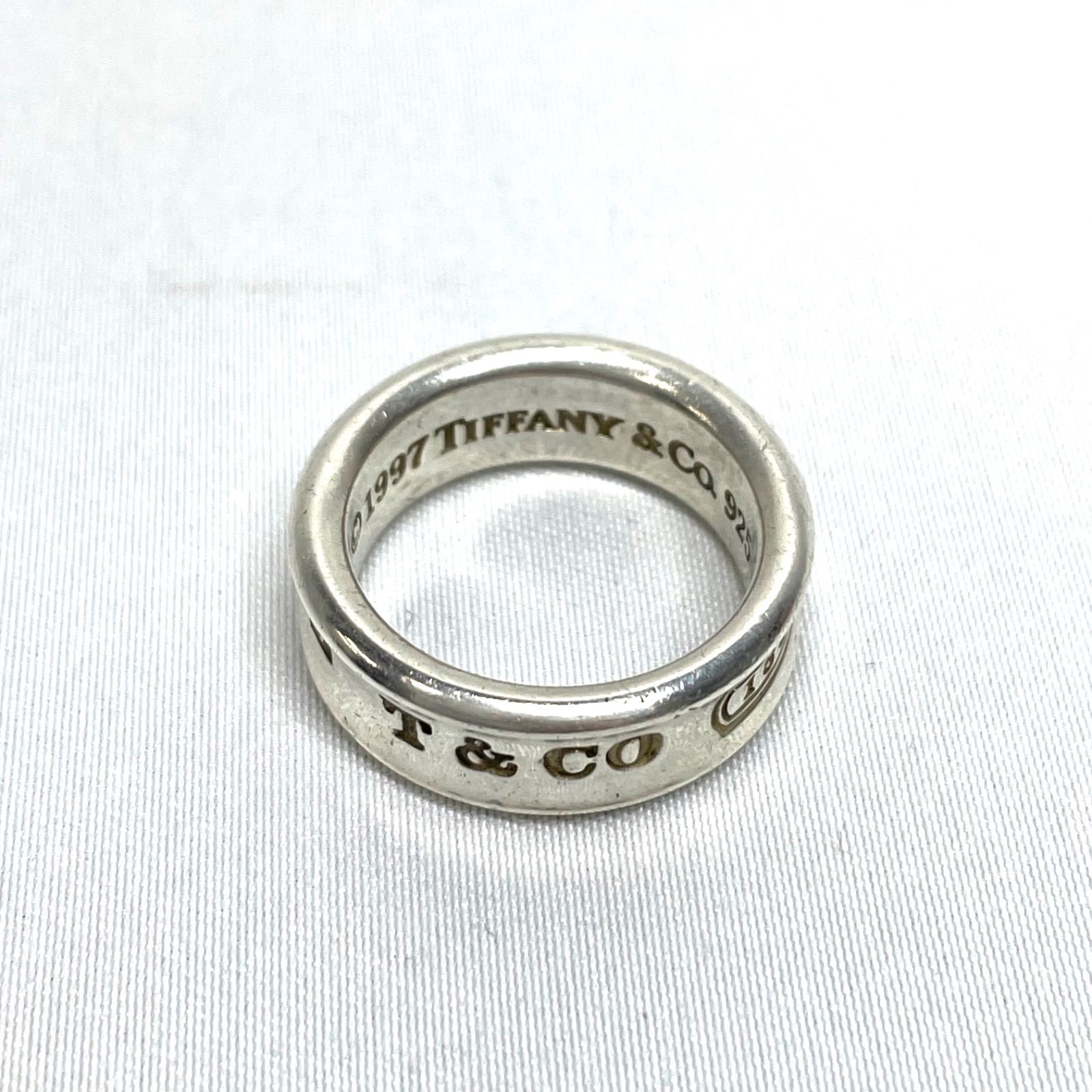 TIFFANY＆Co ティファニー ナローリング 1837 約9号 TIFFANY 
