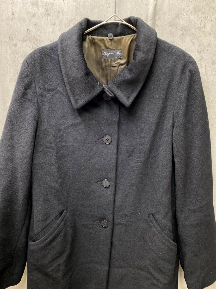 高級感 agnes b フランス製 アンゴラ50% ロングコート 38 2026年最新】アニエスベー アンゴラ コートの人気アイテム - メルカリ