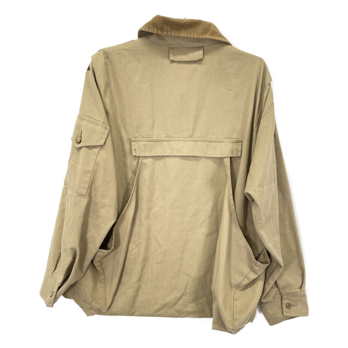 Orvis】ﾍﾞｰｼﾞｭ 80s ｺｰﾃﾞｭﾛｲ襟 ﾊﾝﾃｨﾝｸﾞｼﾞｬｹｯﾄ L - メルカリ