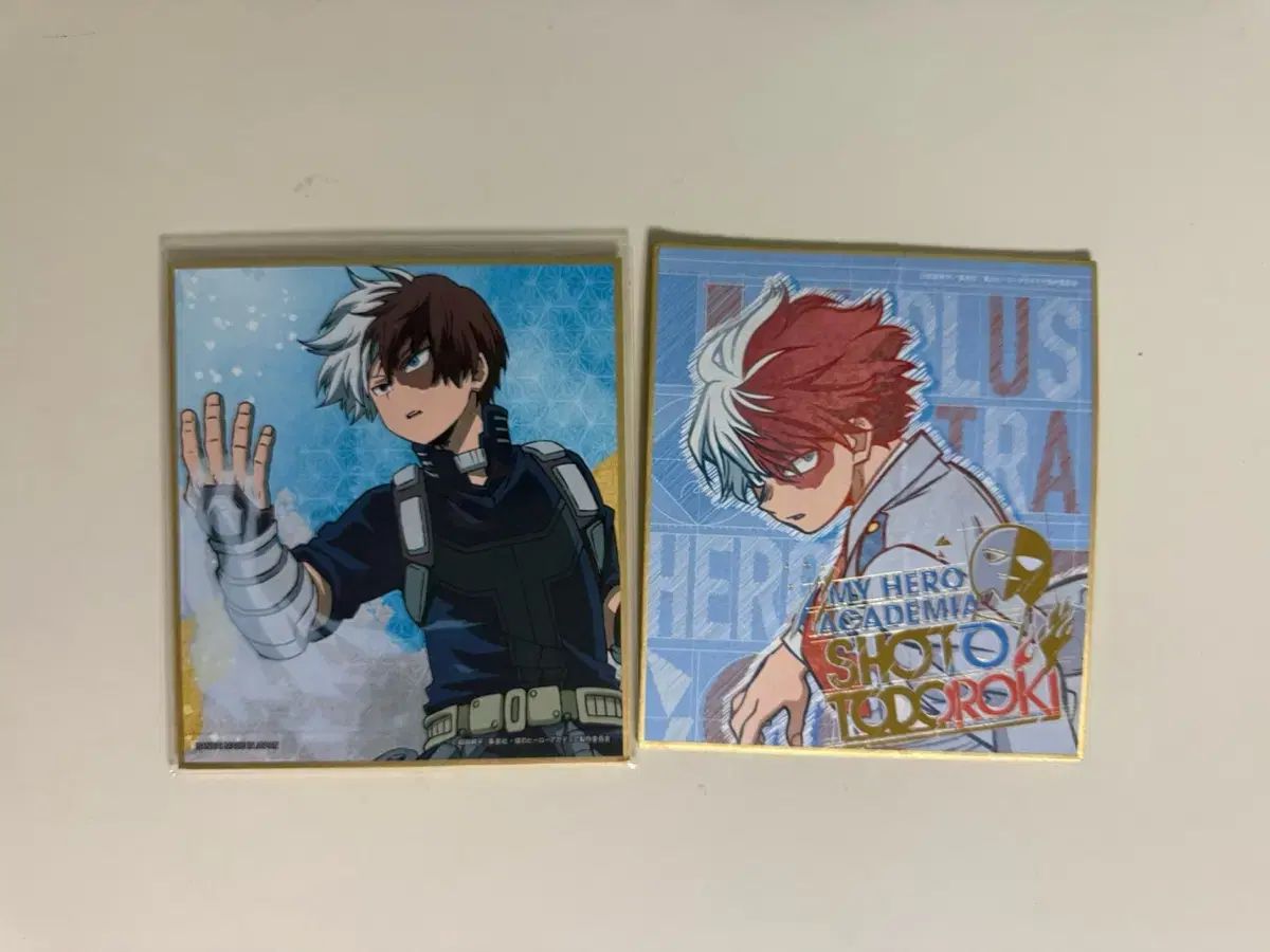 僕のヒーローアカデミア 轟 焦凍 ビジュアル色紙 2種 まとめ - メルカリ