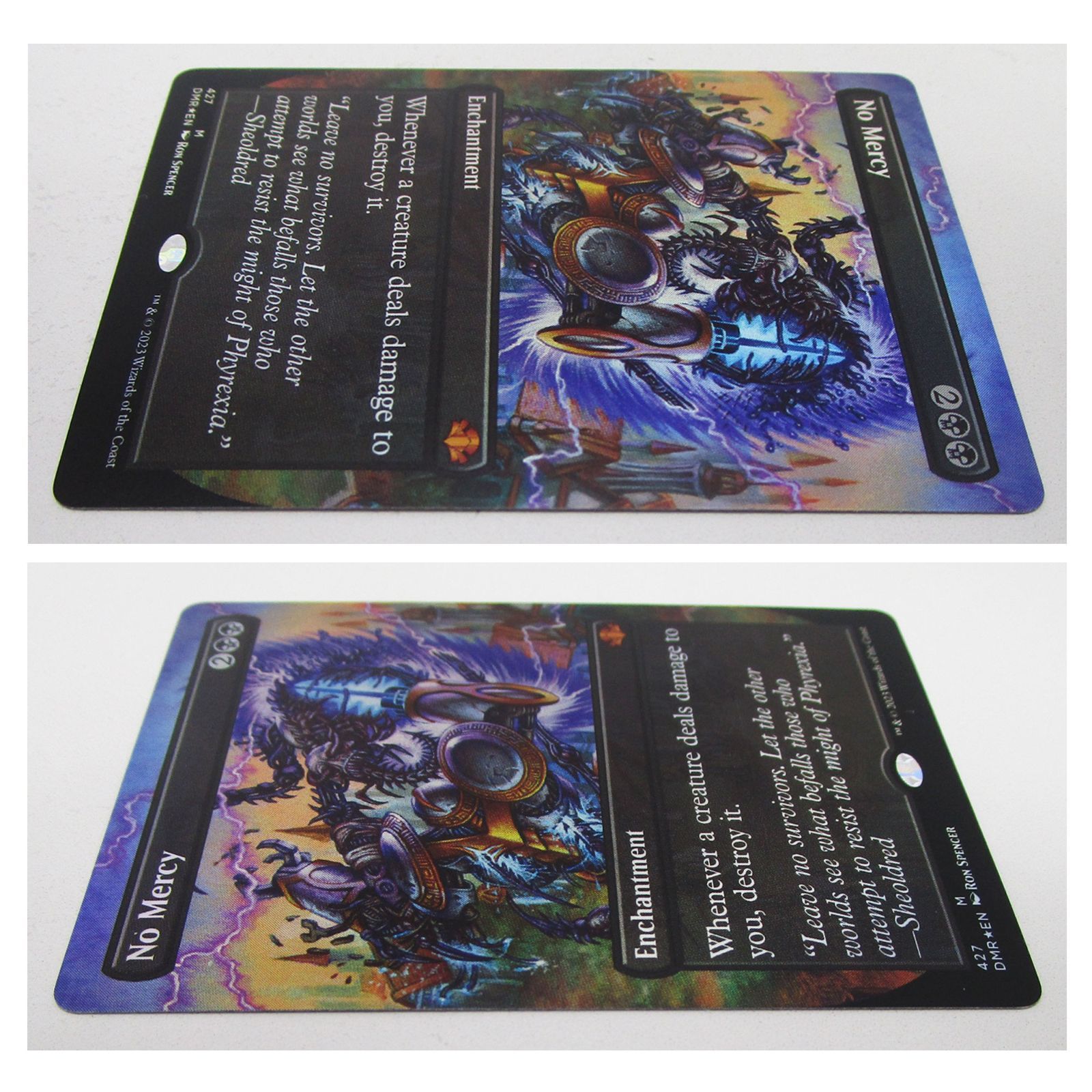 MTG 無慈悲 No Mercy ボーダレス 英語版 Foil プレイ用 - メルカリ