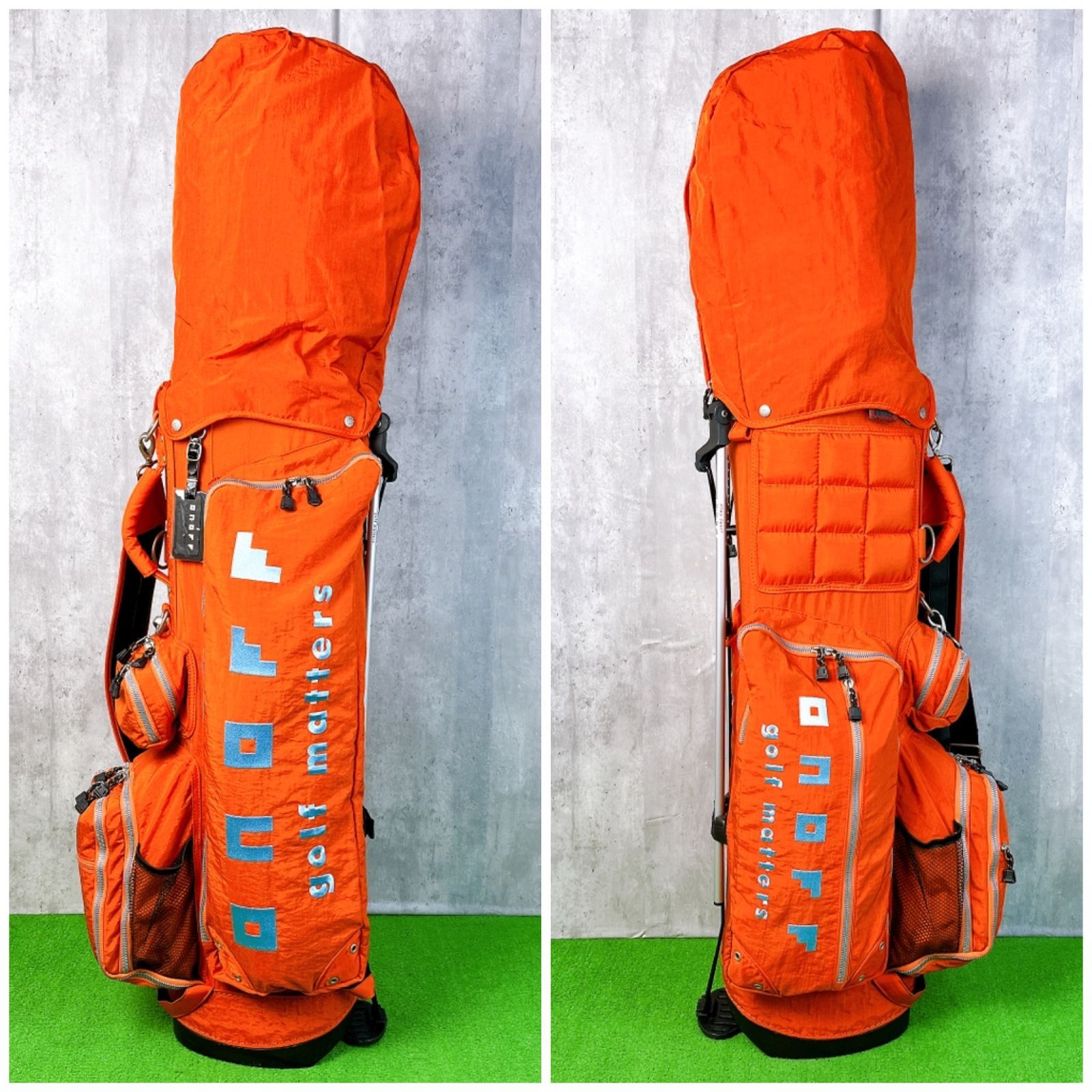 中古】【良品】【送料無料】オノフ スタンド式 キャディバッグ 軽量 9